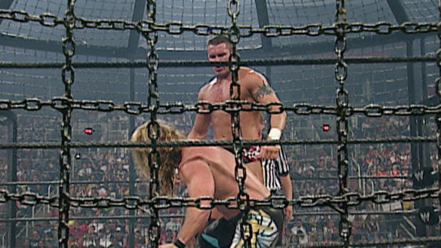 Elimination Chamber Match: SummerSlam 2003 background
