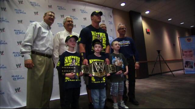 John Cena helps celebrate World Wish Day