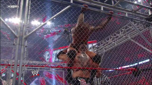 Batista vs. Randy Orton - WWE Championship Cage Match: Extreme Rules 2009 background