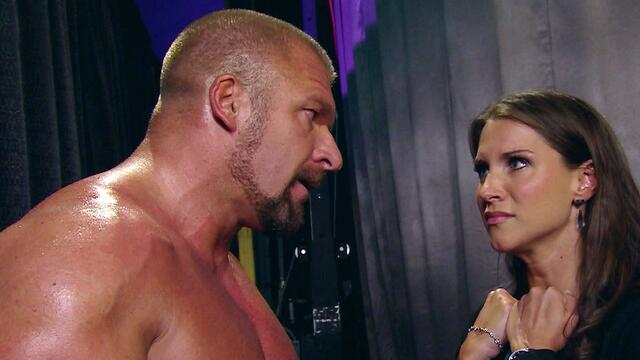 Stephanie begs Triple H not to hurt Mr. McMahon: Raw, June 10, 2013 backdrop