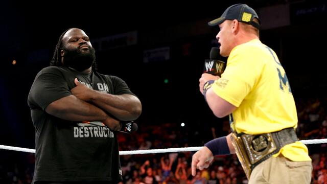 Mark Henry gets the better of John Cena: Raw, July 8, 2013