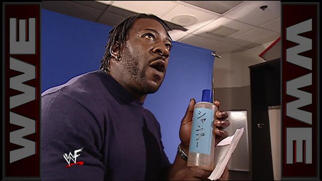 Booker T loses out on a shampoo commercial to Edge: SmackDown, February 28, 2002