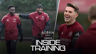 Full focus on Inter Milan 🫡 | INSIDE TRAINING | Our Gunners prepare for UEFA Champions League battle