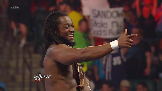 Kofi Kingston vs. Damien Sandow: Raw, May 13, 2013 background