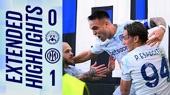 LAUTARO CONSEGNA I TRE PUNTI CON UN GOL PESANTISSIMO | UDINESE-INTER 0-1| EXTENDED HIGHLIGHTS 📺