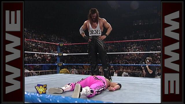 Bret Hart vs. Diesel - WWE Championship Match: Survivor Series 1995 background