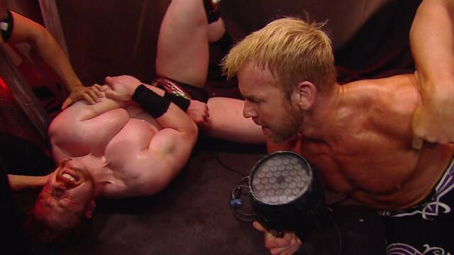 Christian attacks Sheamus during an interview with Renee Young: Raw, March 3, 2014