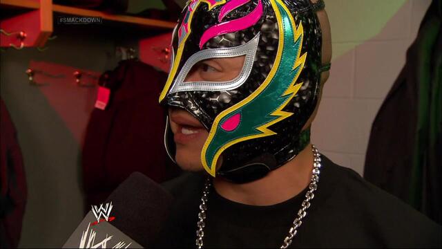 Ricardo interviews Rey Mysterio