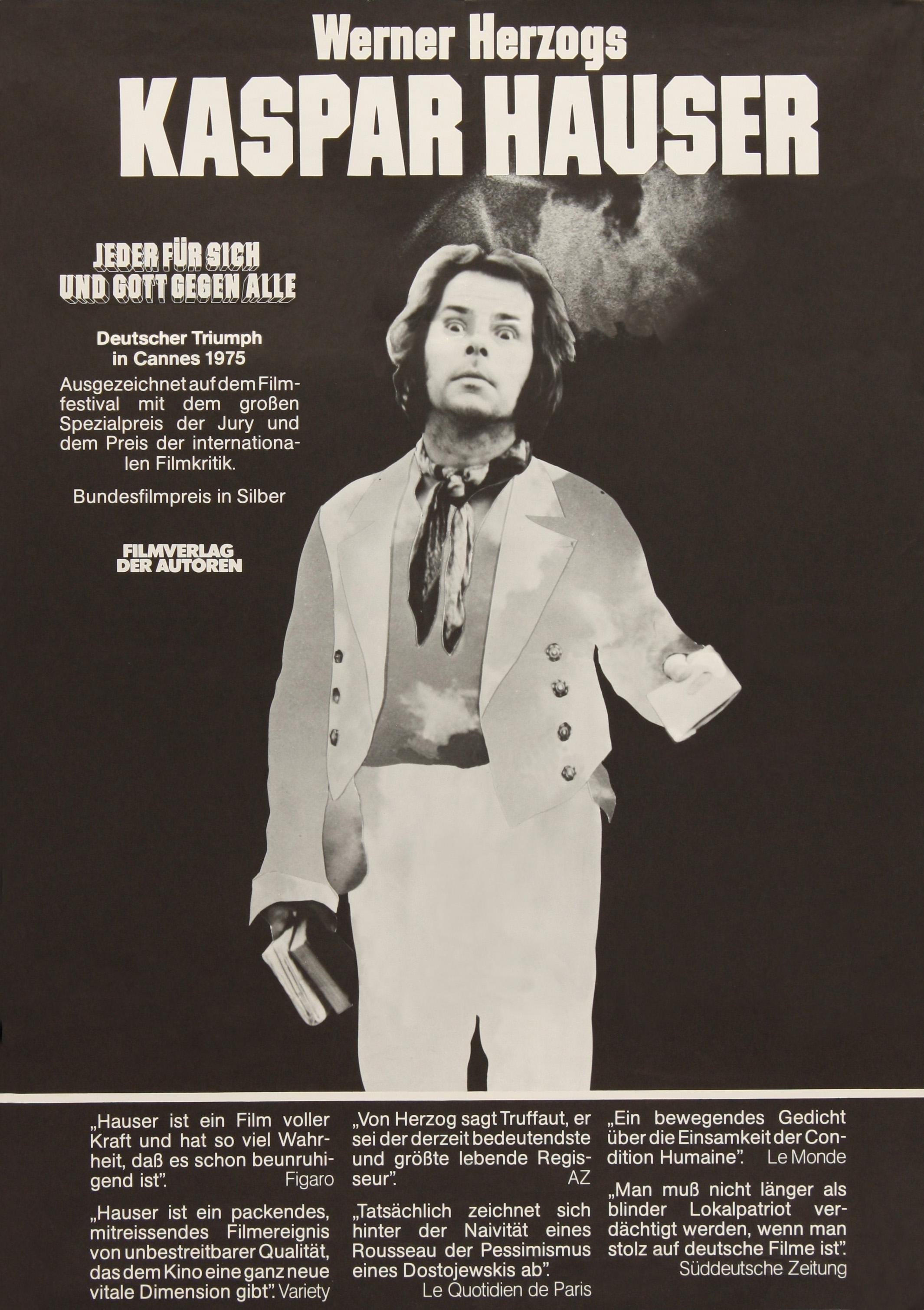The Enigma of Kaspar Hauser poster - similar to Under Milk Wood