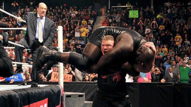 Brock Lesnar returns to WWE with the WWE World Heavyweight Title in his sights: Raw, Dec. 30, 2013