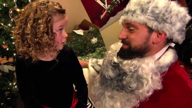 Bad Santa vs. Good Santa on Raw's Christmas special: Part 2 - Monday at 8/7 CT on USA Network backdrop