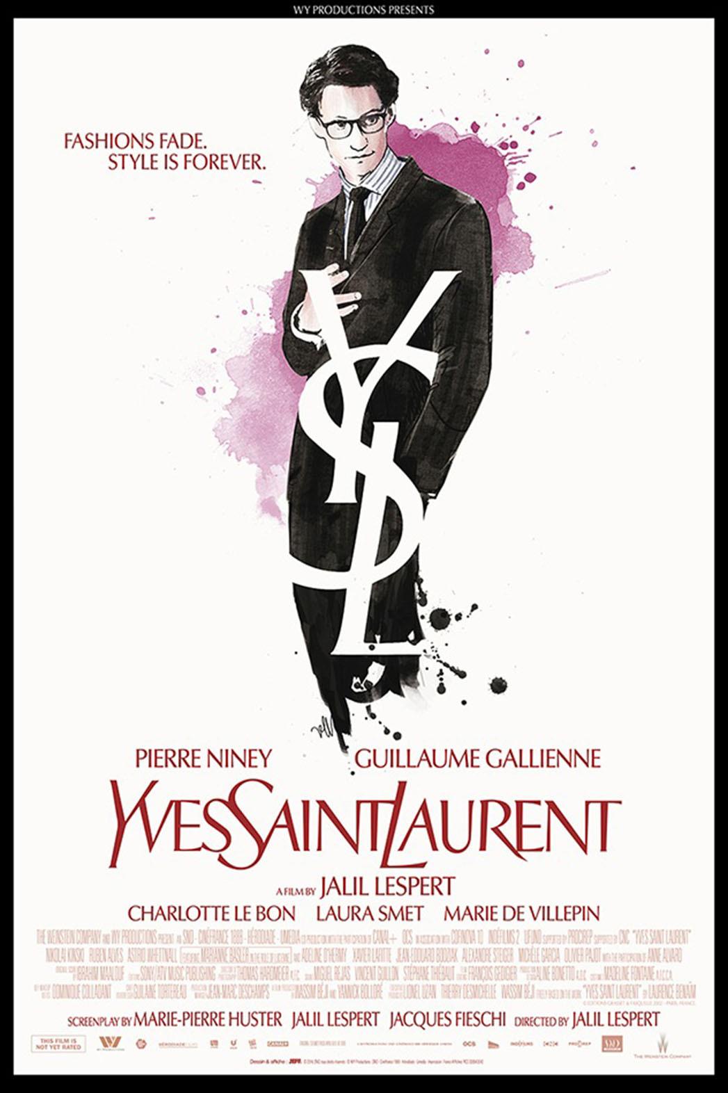 Yves Saint Laurent background