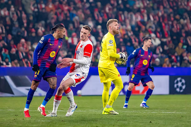 Slavia Praha vs Barcelona Full Match and Highlights