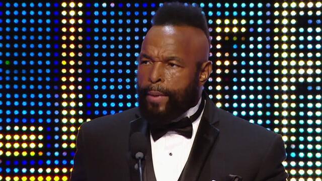 A sneak peek of Mr. T's 2014 WWE Hall of Fame Induction Speech background
