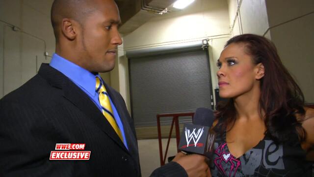 Byron Saxton tries to interview Tamina: WWE.com Exclusive, March 17, 2014
