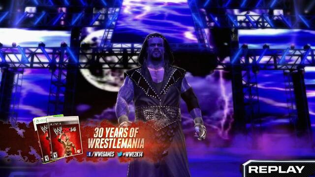 Shawn Michaels vs. The Undertaker - "WWE 2K14" match simulation: Raw, Nov. 11, 2013 backdrop