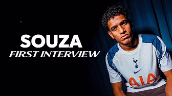 Souza's first Spurs interview! 🇧🇷💬