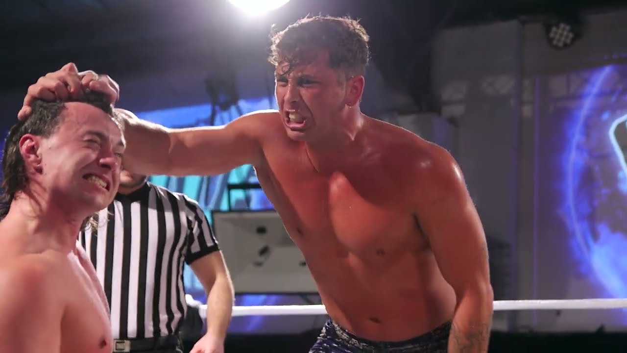 FULL REMATCH: Sid Scala vs Tate Mayfairs - February 6th 2025 - Hustle Wrestling background