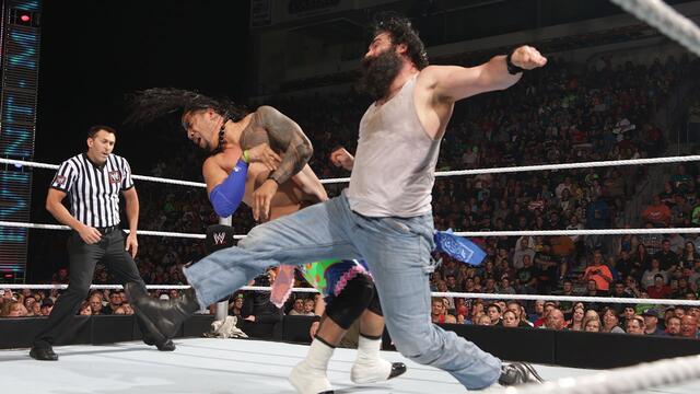 Jimmy Uso vs. Luke Harper: WWE Main Event, June 10, 2014 background