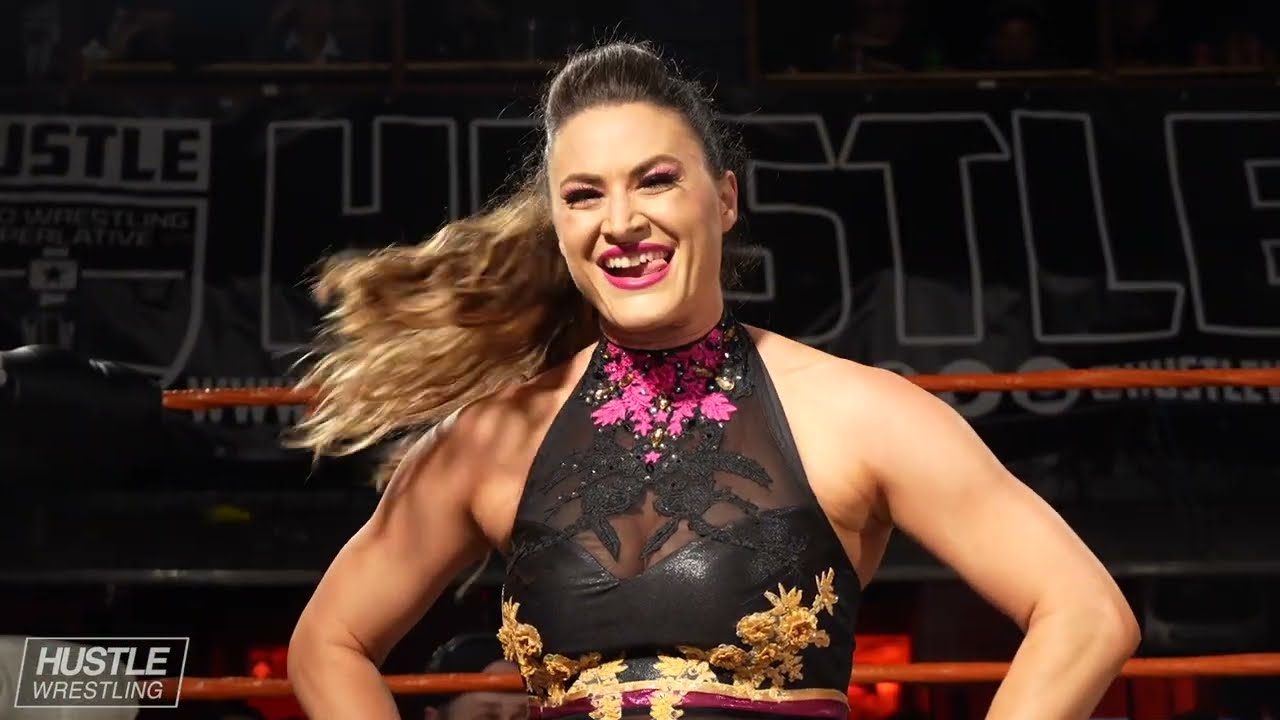 FULL MATCH: Nina Samuels vs Ronnie Knocks - HUSTLE Wrestling - 25/07/2023 background