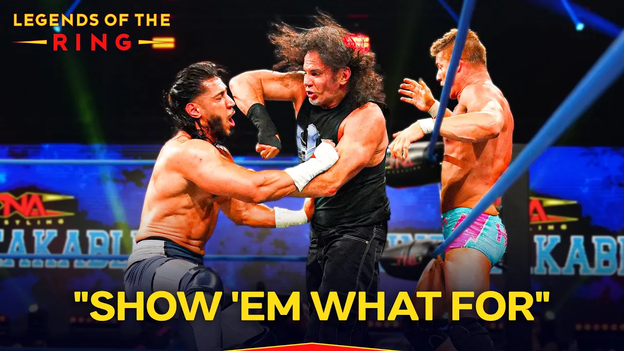 The Hardys and Mustafa Ali Go To War! background