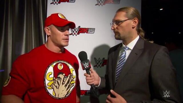 Holger Boschen interviews John Cena background