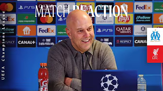 Salah return, Szoboszlai free-kick, Champions League win | Slot’s Reaction | Marseille 0-3 Liverpool