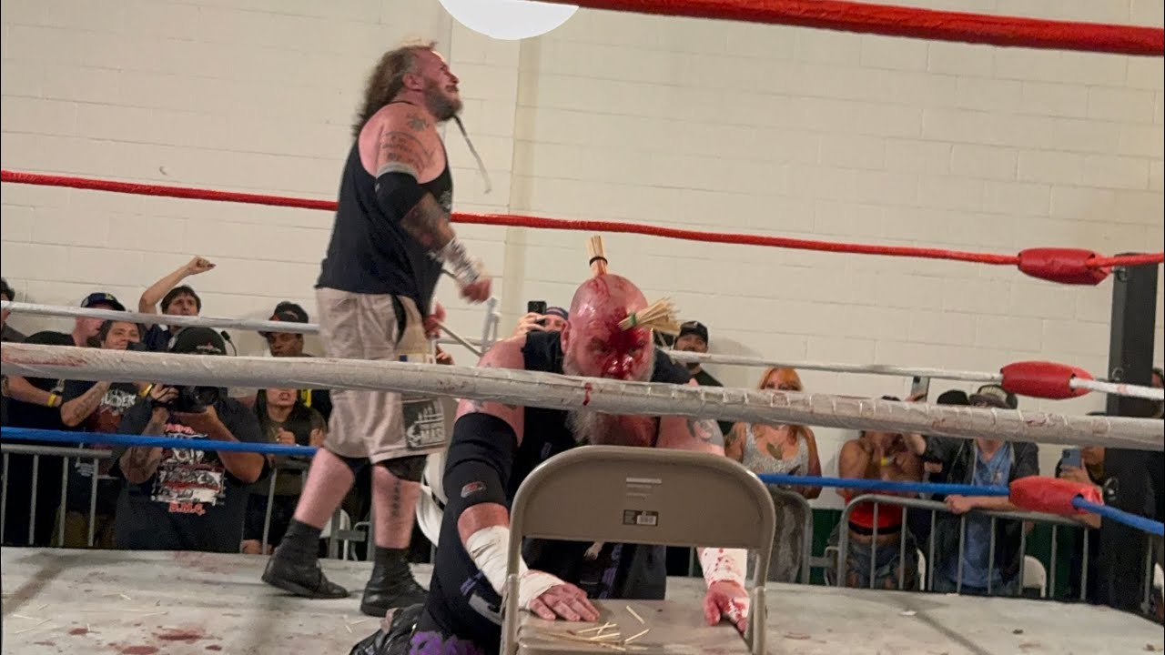 SVN Day’s A Week Masada vs Tank Full Death Match when wrestling gets real #wrestling #death #crazy background