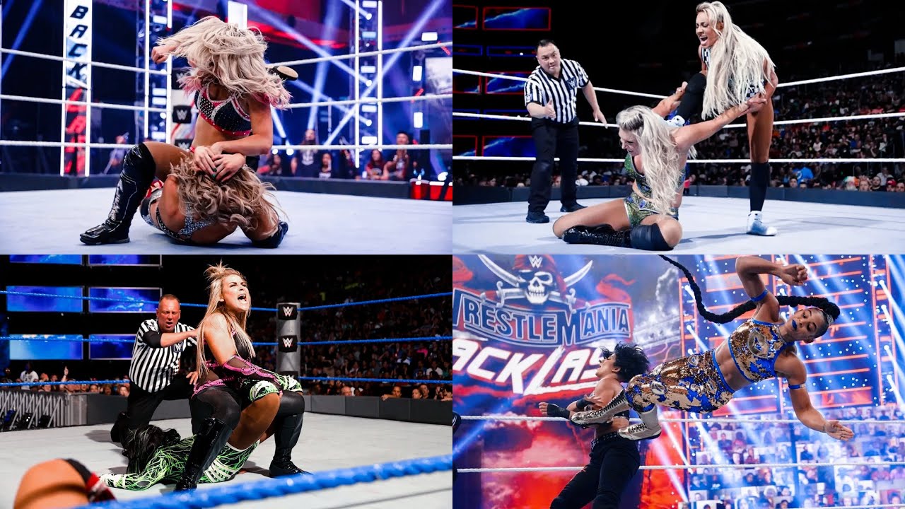WWE Women's best moves of backlash 💥 background