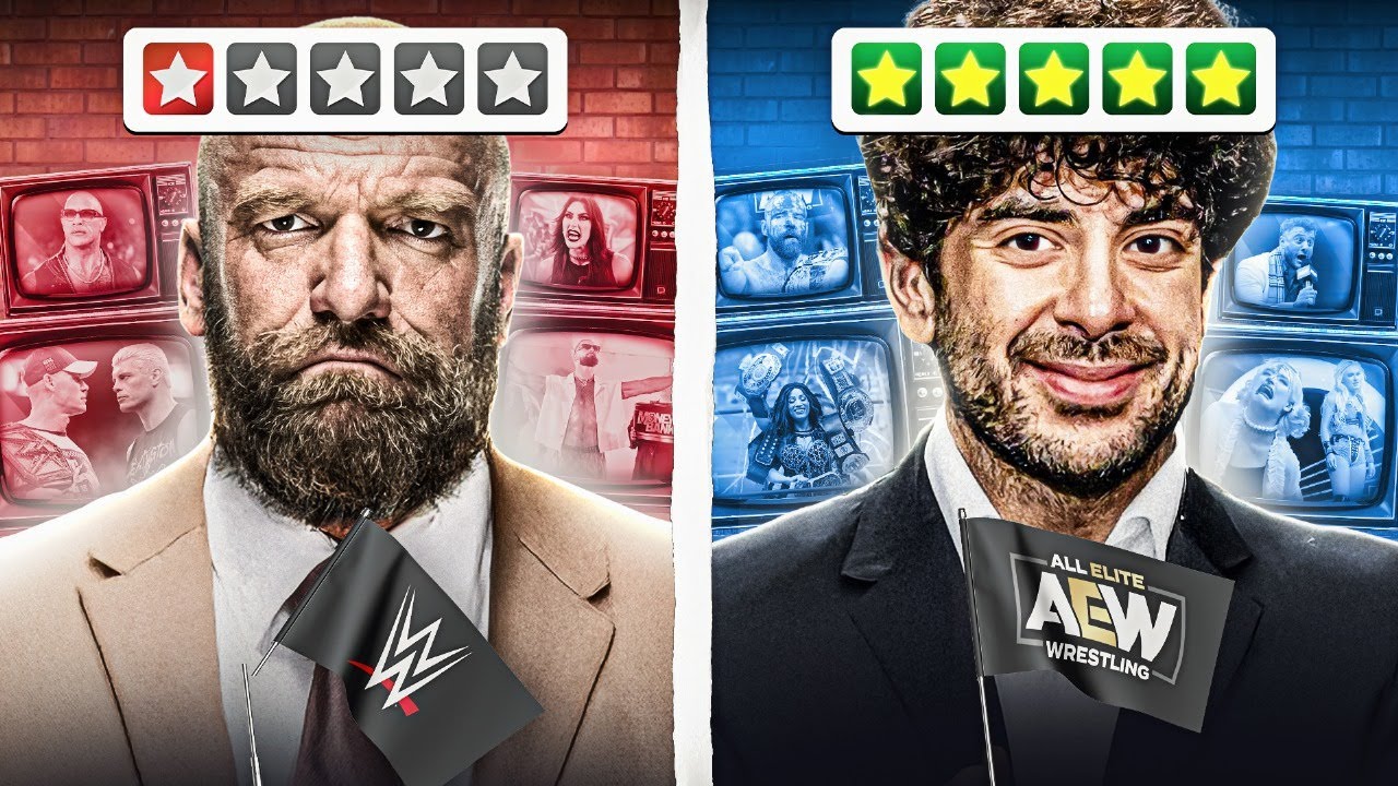 WWE in 2025 v/s AEW in 2025 background