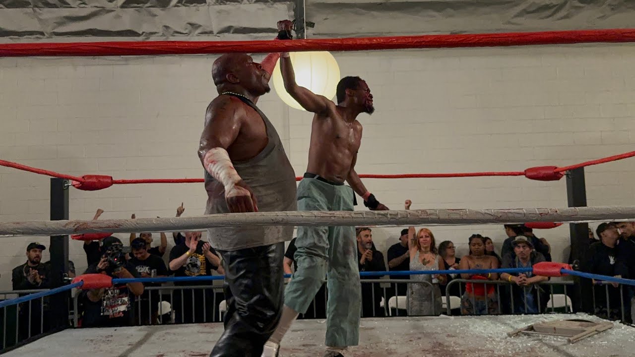 SVN Days A Week HoodFoot vs El Snowflake Human Tornado full death match! New Jack Tribute