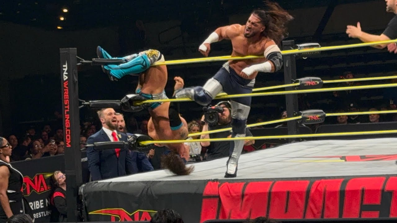 TNA Impact Mustafa Ali vs Ace Austin Full match #tna #wwe #aew #njpw background