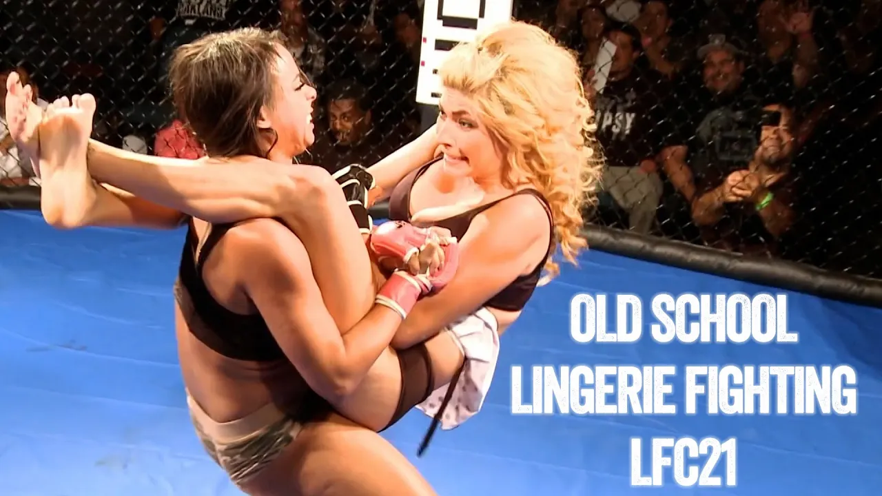Old School LINGERIE FIGHTING! LFC21 MMA Highlights