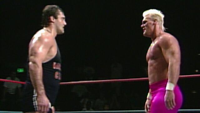 Mike Rotundo vs. Sting - WCW Television Title Match: World Championship Wrestling, April 1, 1989