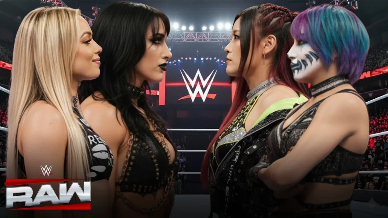 WWE 2K25 - Rhea Ripley & Liv Morgan vs. Iyo Sky & Asuka - FULL MATCH : WWE 23 Oct 2025