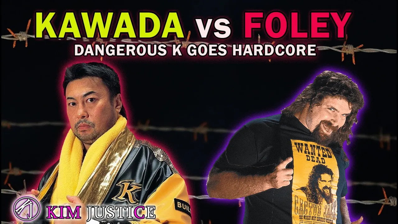 KAWADA vs. FOLEY: When Dangerous K Went Hardcore background