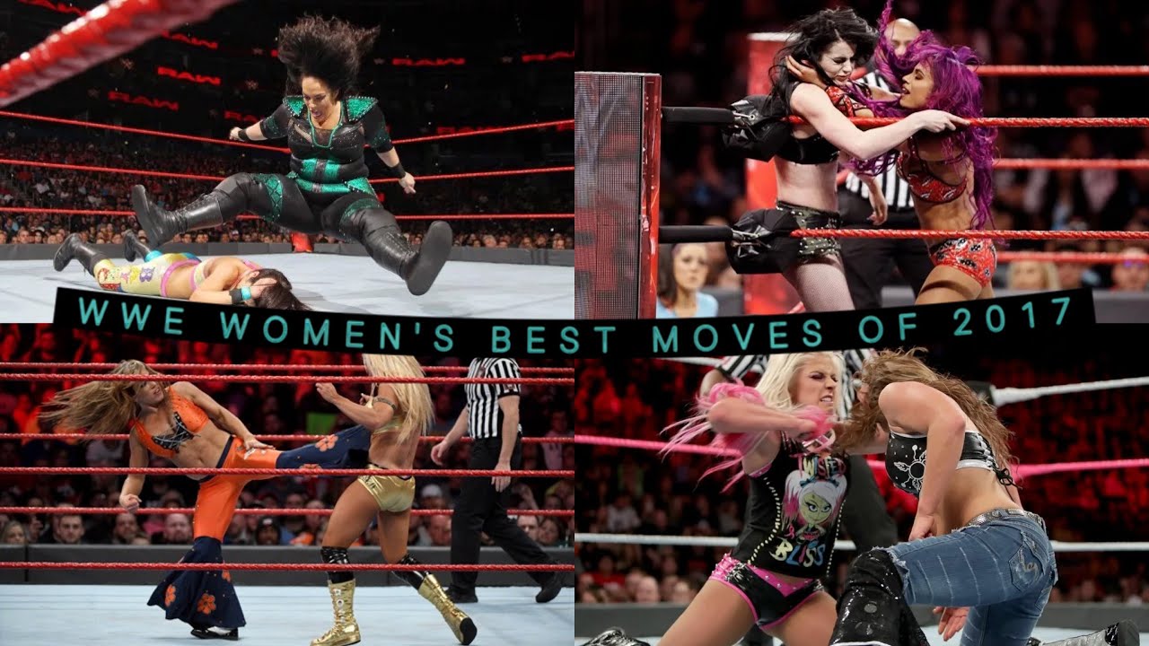 WWE Women's best moves of 2017 ☠ background