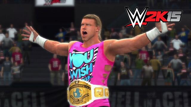 WWE 2K15 Replay: Dolph Ziggler vs. Cesaro - WWE Hell in a Cell 2014 Simulation background