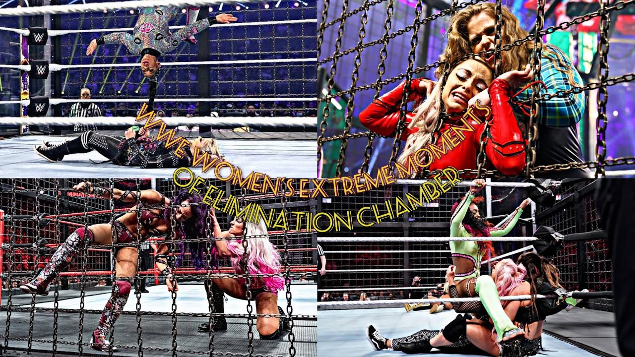 WWE Women's extreme moments of elimination chamber ☠️ background
