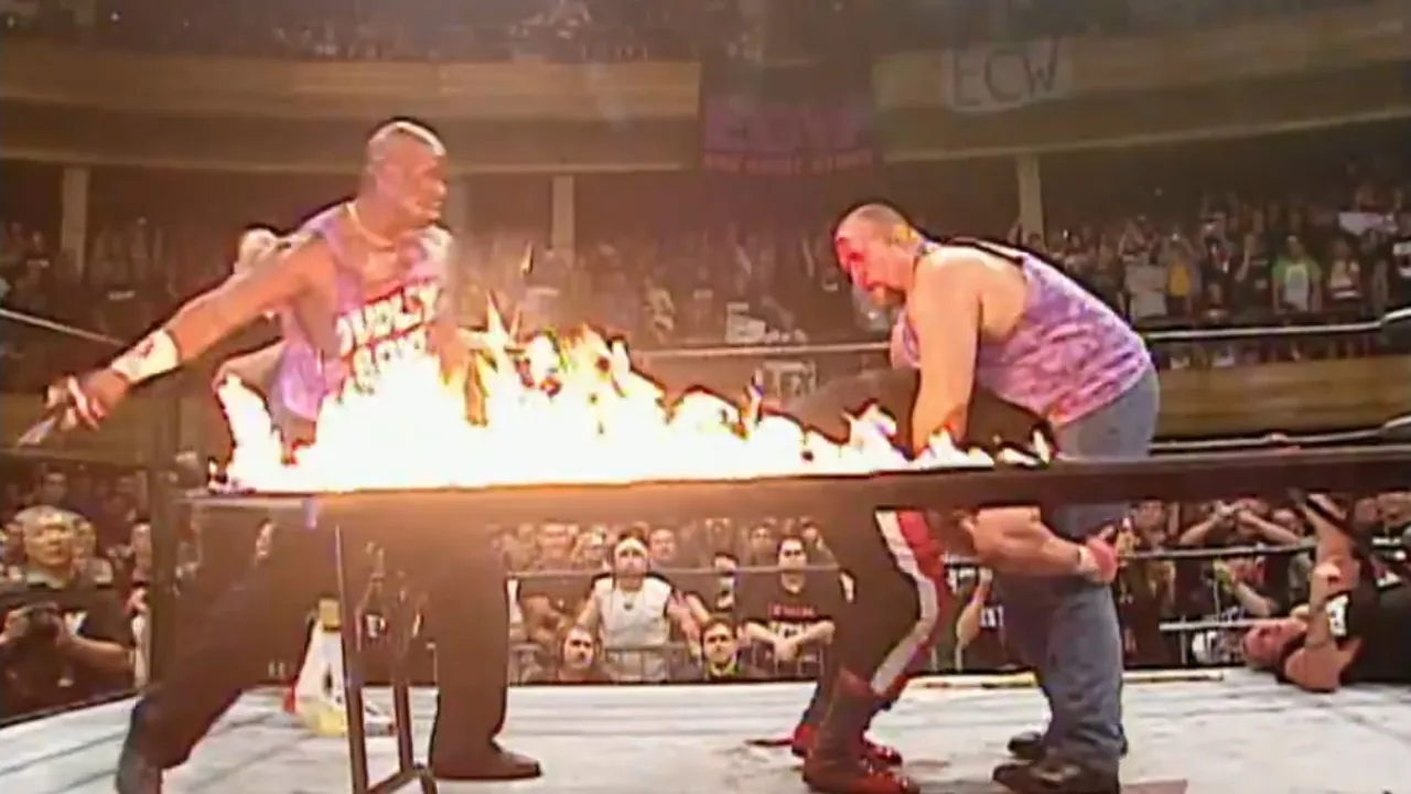 Wrestling Fire Moments
