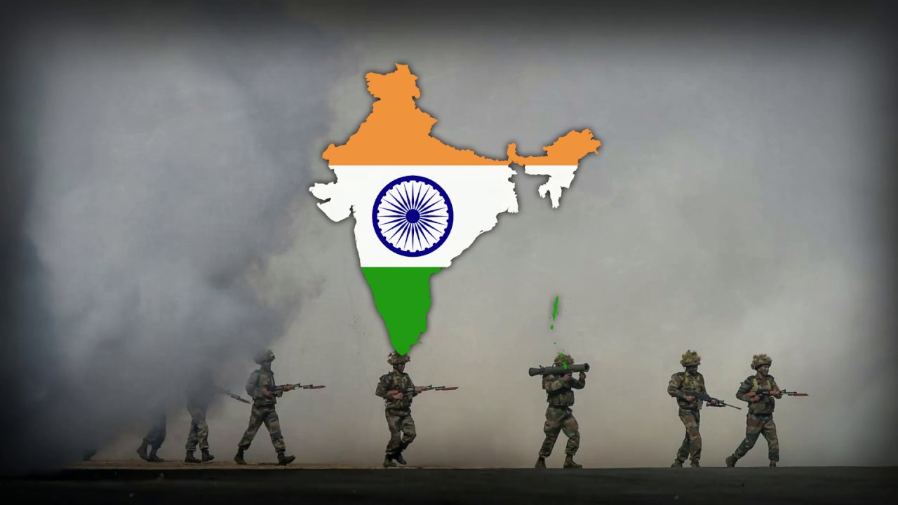 "Qadam Qadam Badhaaye Ja" - Indian Army March background