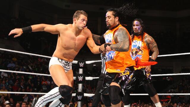 The Usos & Naomi vs. The Miz, Damien Mizdow & Alicia Fox - Mixed Tag Team Match: SmackDown, January 15, 2015