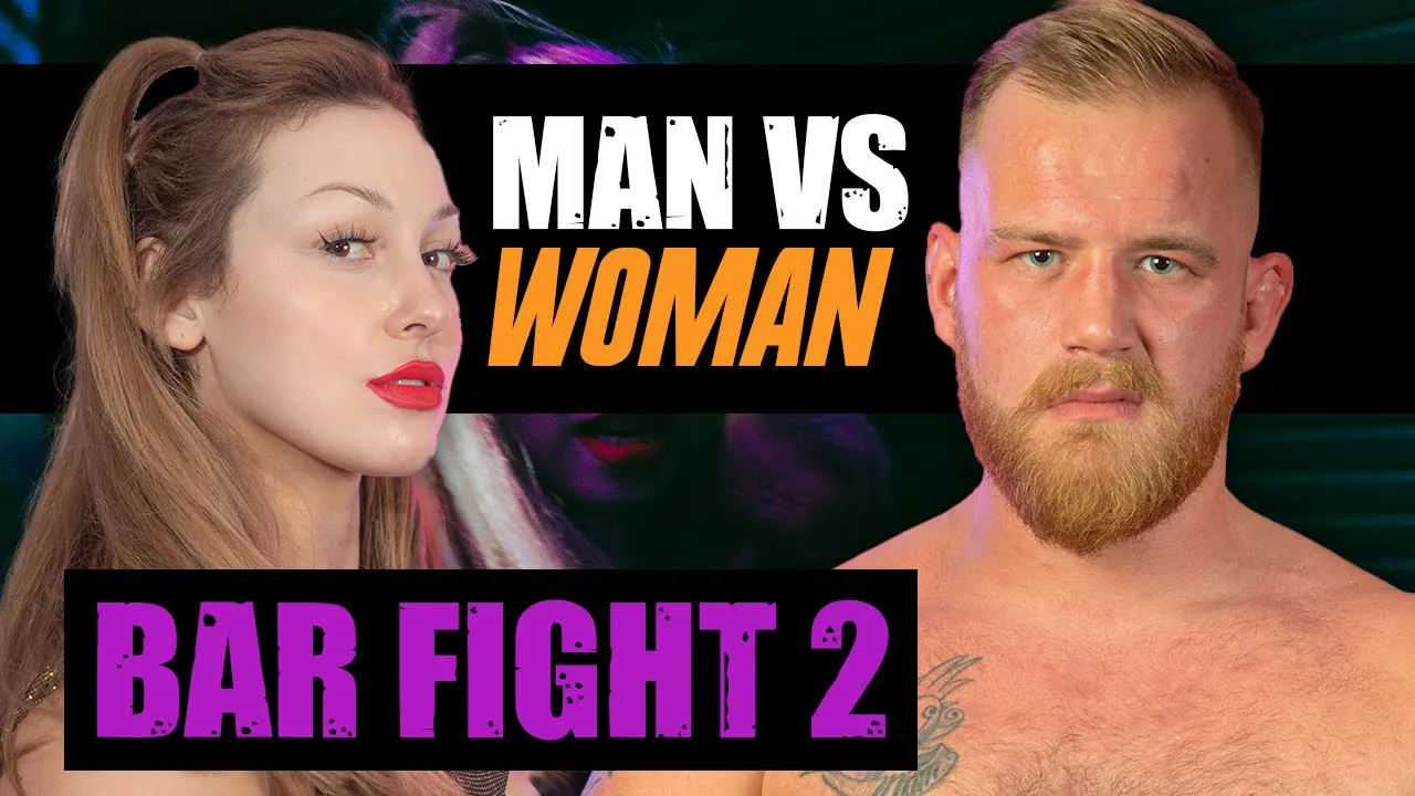 NO RULES: Heidi Katrina vs Lou Nixon - FALLS COUNT ANYWHERE. Bar Fight REMATCH. background