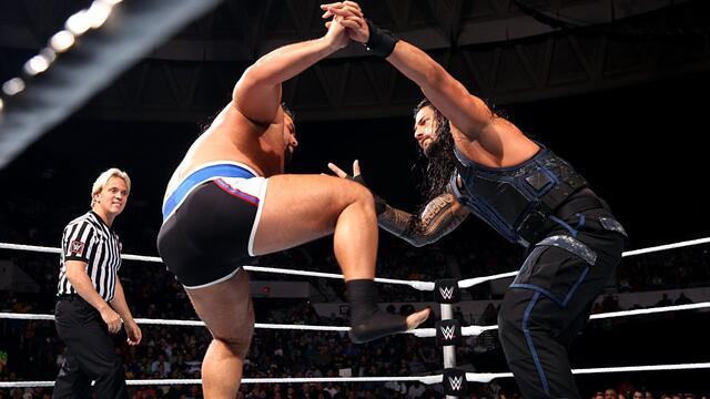 Roman Reigns vs. Rusev: SmackDown, January 02, 2015 background