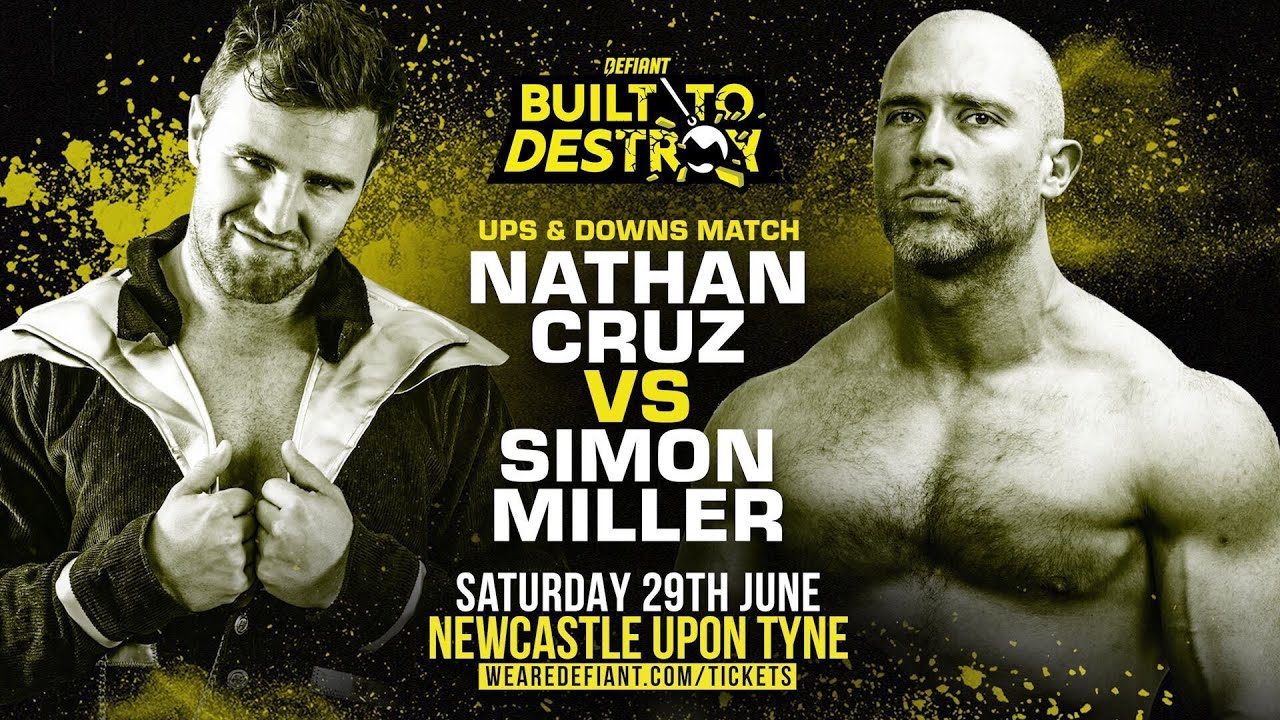 Simon Miller Challenges Nathan Cruz To An "Ups & Downs Match" TOMORROW NIGHT! background