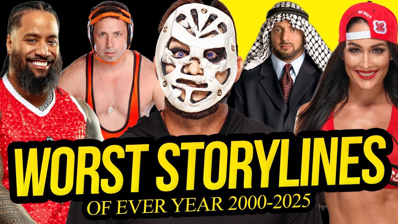 The WORST Storyline from EVERY Year in WWE (2000-2025) background