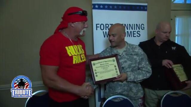 WWE Superstars & Divas meet Purple Heart recipients at Fort Benning