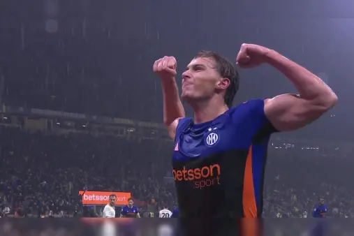 [Goal] Comeback from two down in the first half! Bastoni crosses for Pio's header goal