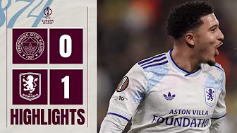 SANCHO gets his first for VILLA | Fenerbahçe 0-1 Aston Villa | Europa League Highlights