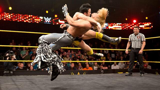 Hideo Itami vs. Tyler Breeze: WWE NXT, March 11, 2015 background